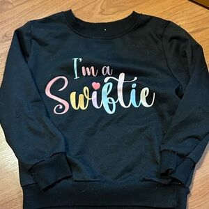Black 'I'm a Swiftie' Sweatshirt